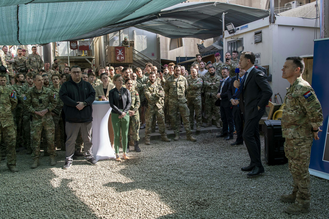NATO Secretary General Mark Rutte during his visit to Iraq