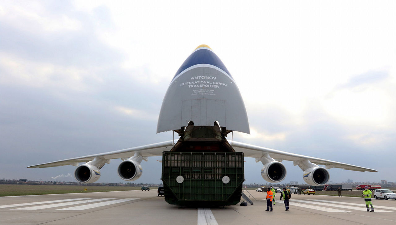 Allied plane with medical supplies to fight coronavirus crisis arrives in Slovakia