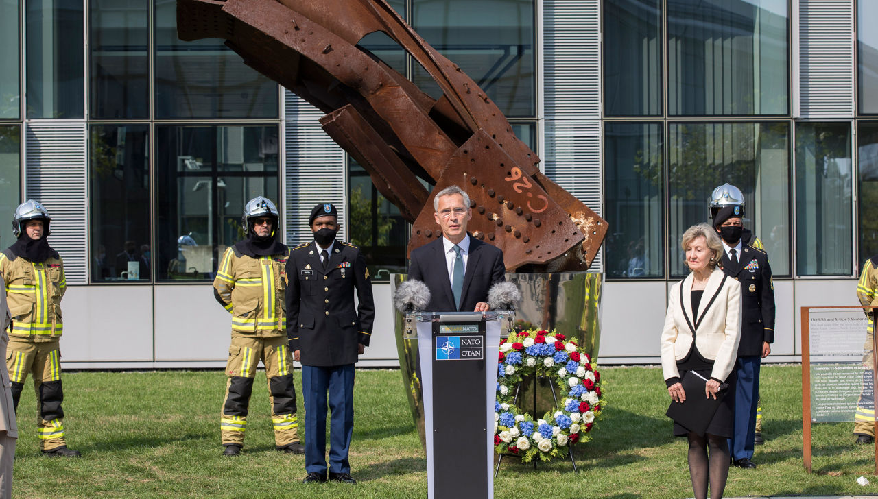 NATO commemorates the 9/11 terrorist attacks on the United States