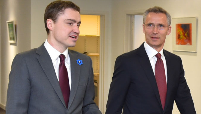 The Prime Minister of Estonia visits NATO