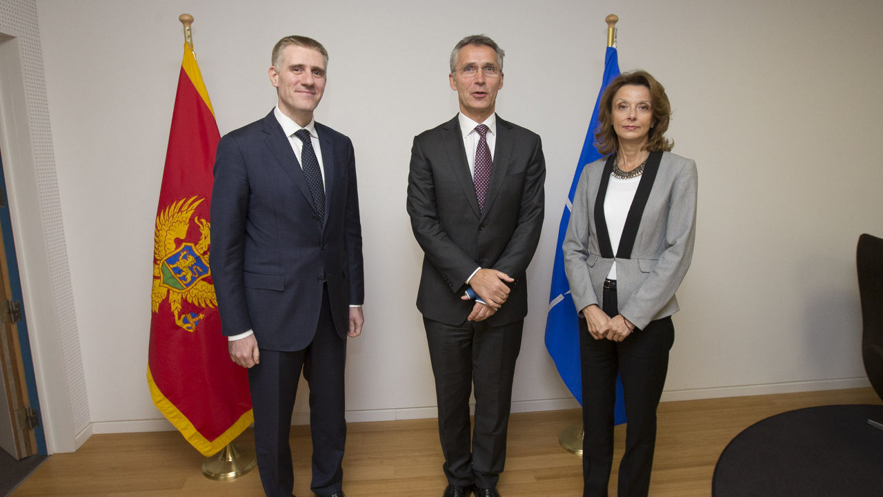 Visit to NATO by the Deputy Prime Minister and Minister of Foreign Affairs and European Integration and the Minister of Defence of Montenegro