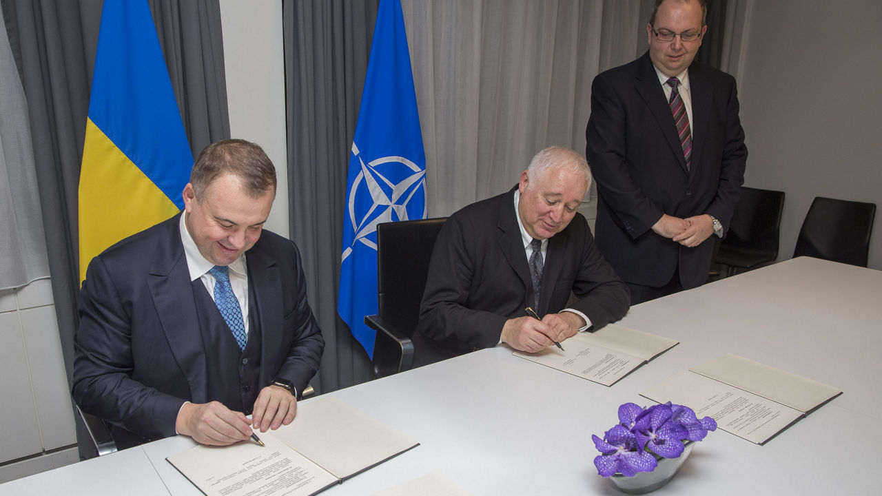 NATO and Ukraine sign Defence-Technical Co-operation Roadmap | NATO News