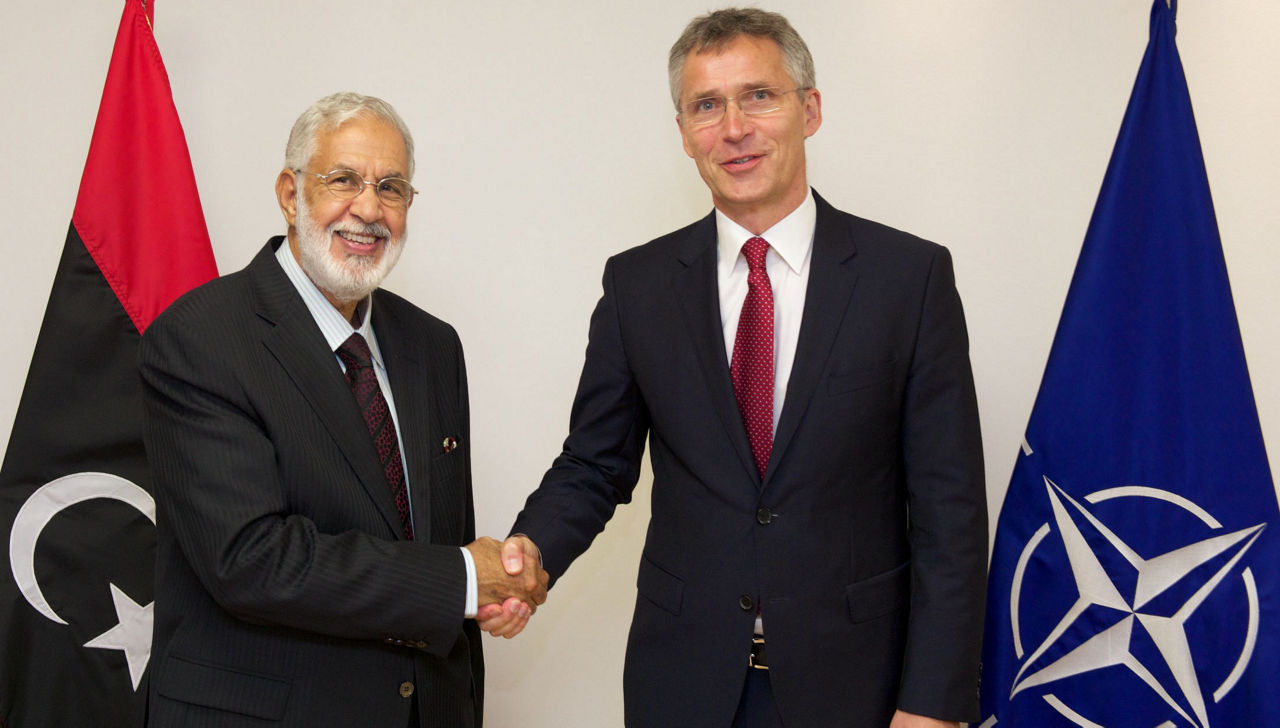 The Minister of Foreign Affairs of Libya visits NATO