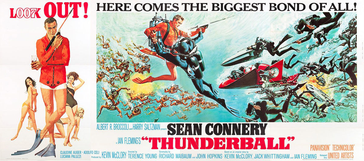 Thunderball (1965) movie poster