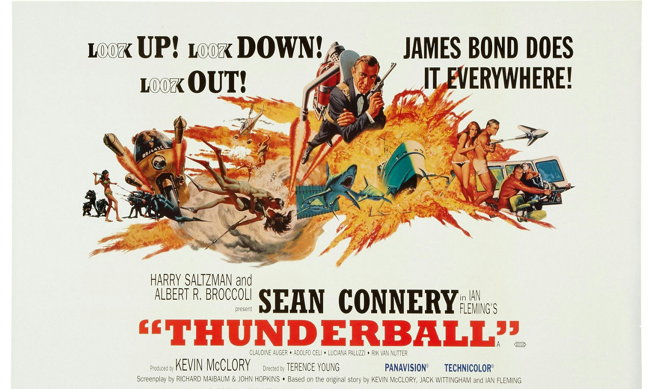 "Thunderball" movie poster