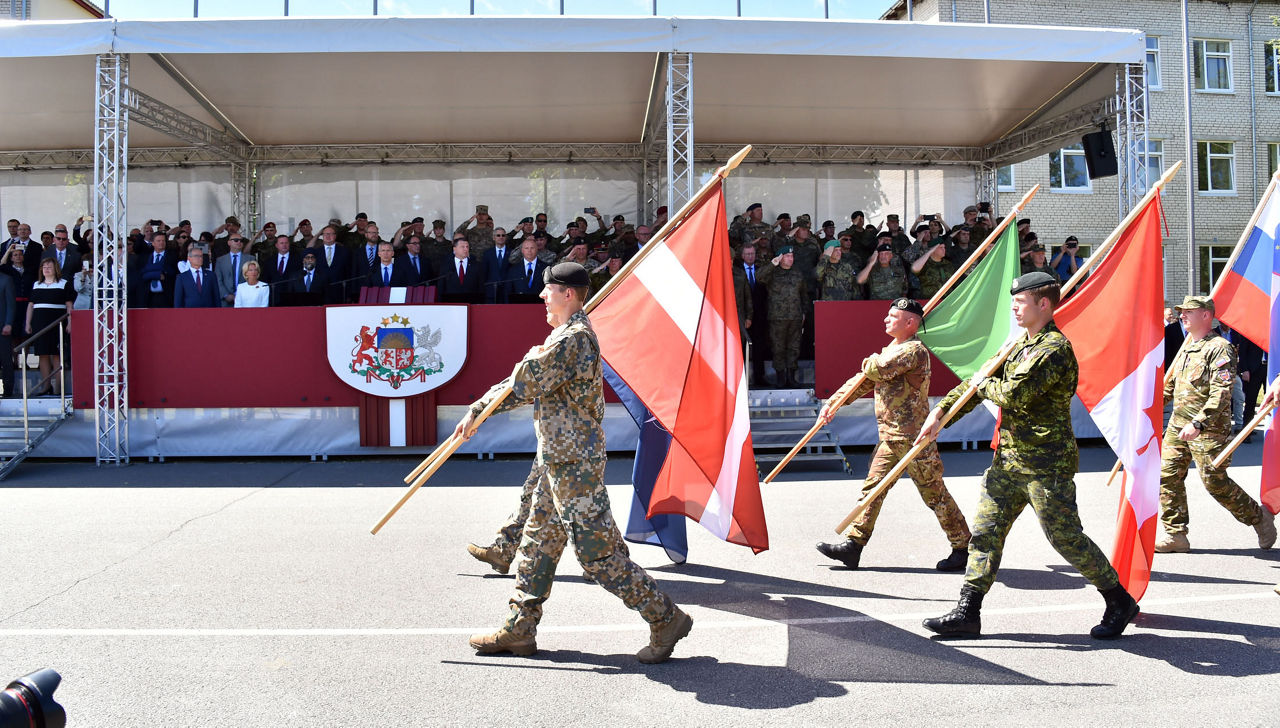 Secretary General marks deployment of NATO battlegroups during visit to ...
