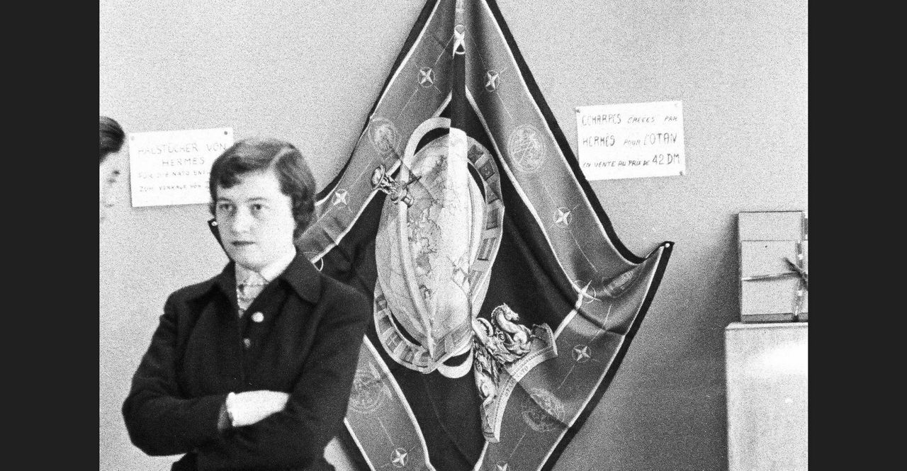 The NATO Hermes silk scarf