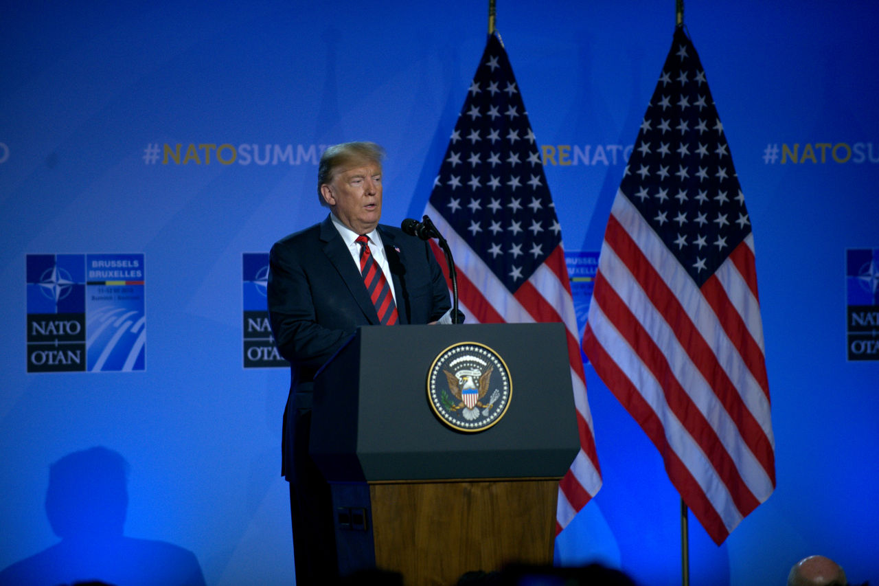 Press Conference US President Donald Trump