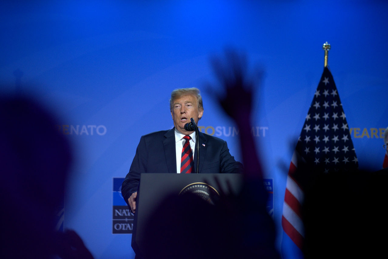 Press Conference US President Donald Trump