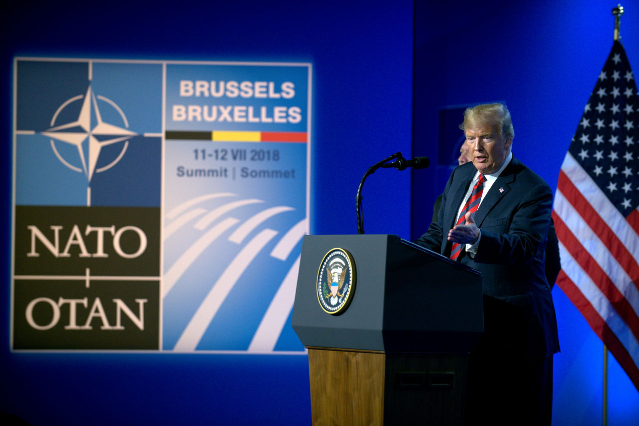 Press Conference US President Donald Trump