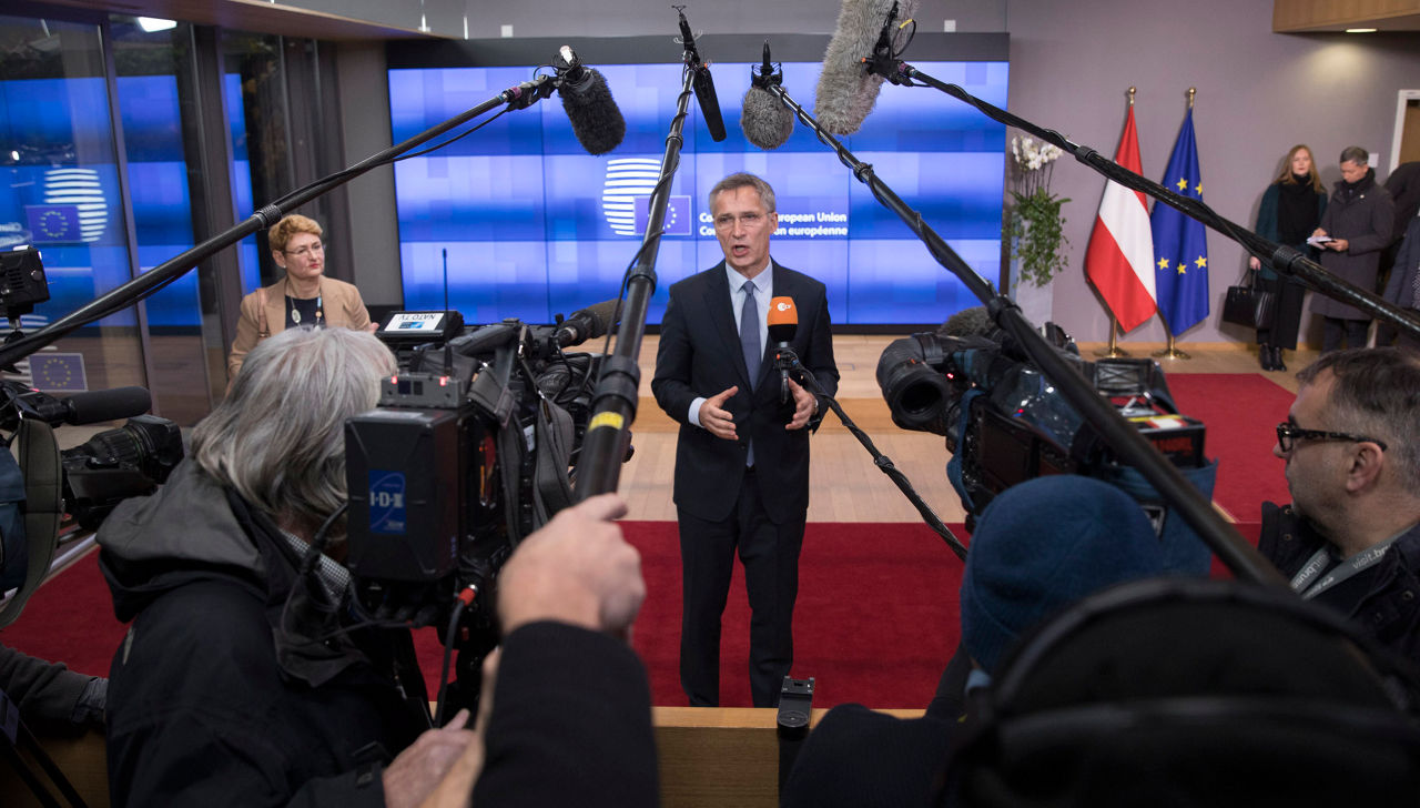 NATO Secretary General participates in the European Union Foreign Affairs Council