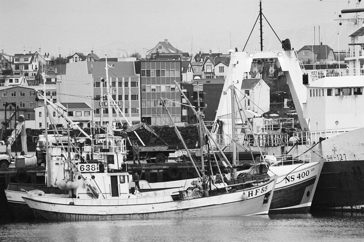 An Icelandic fishing vessel