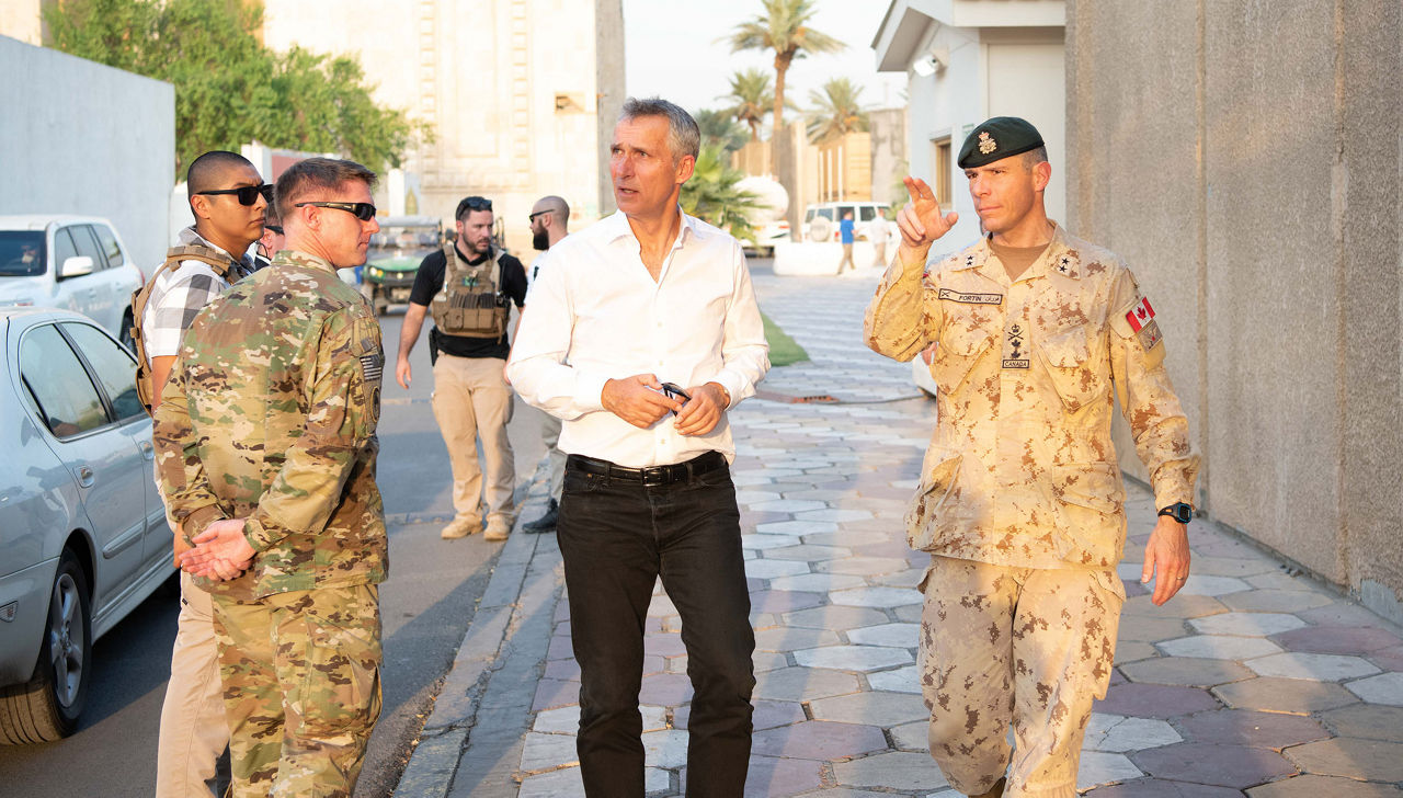 NATO Secretary General arrives in Iraq with Supreme Allied Commander ...