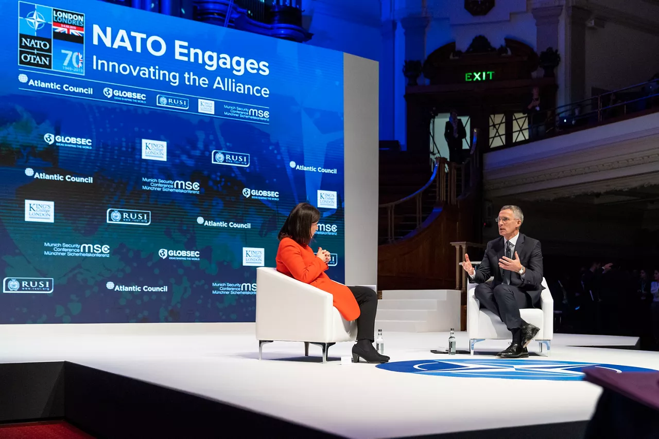 NATO Secretary General Jens Stoltenberg particpates in the Conference NATO Engages