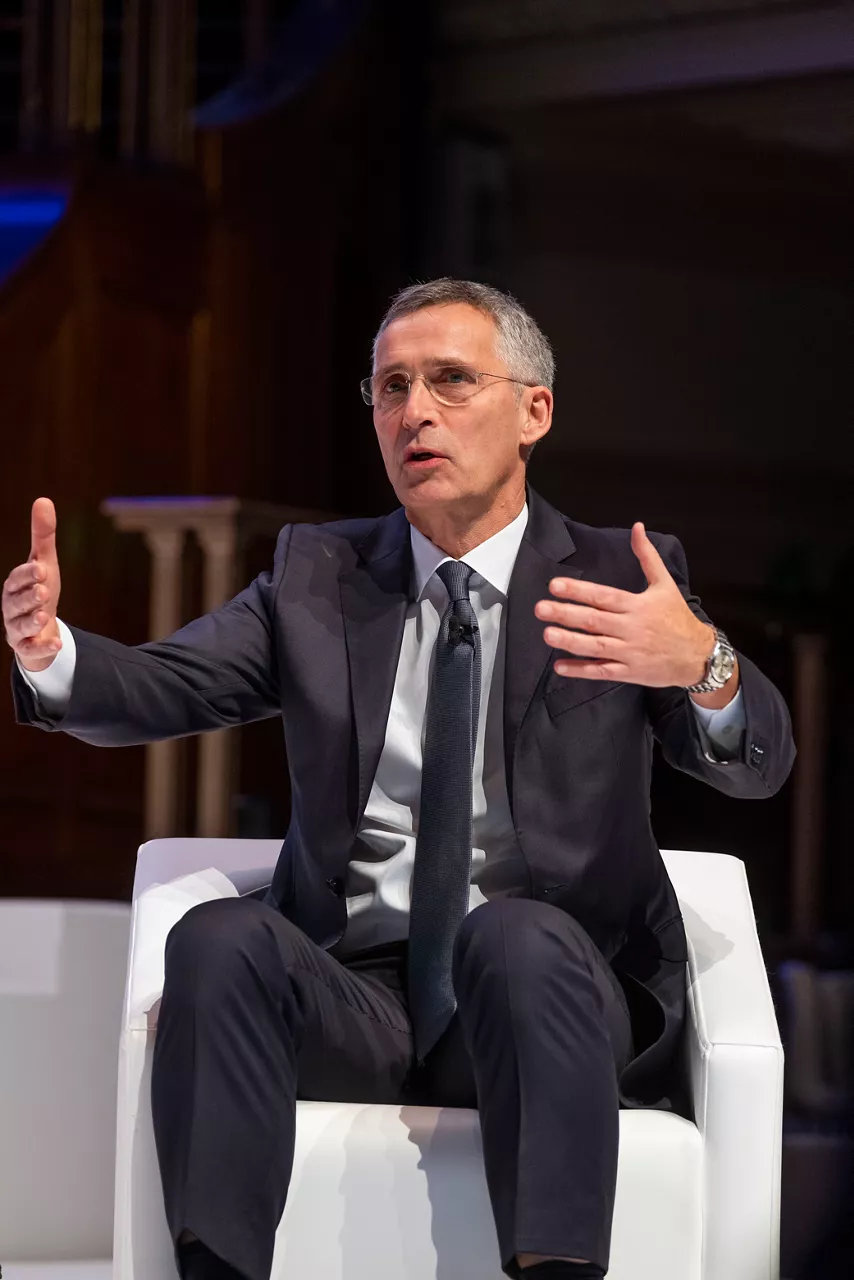 NATO Secretary General Jens Stoltenberg particpates in the Conference NATO Engages