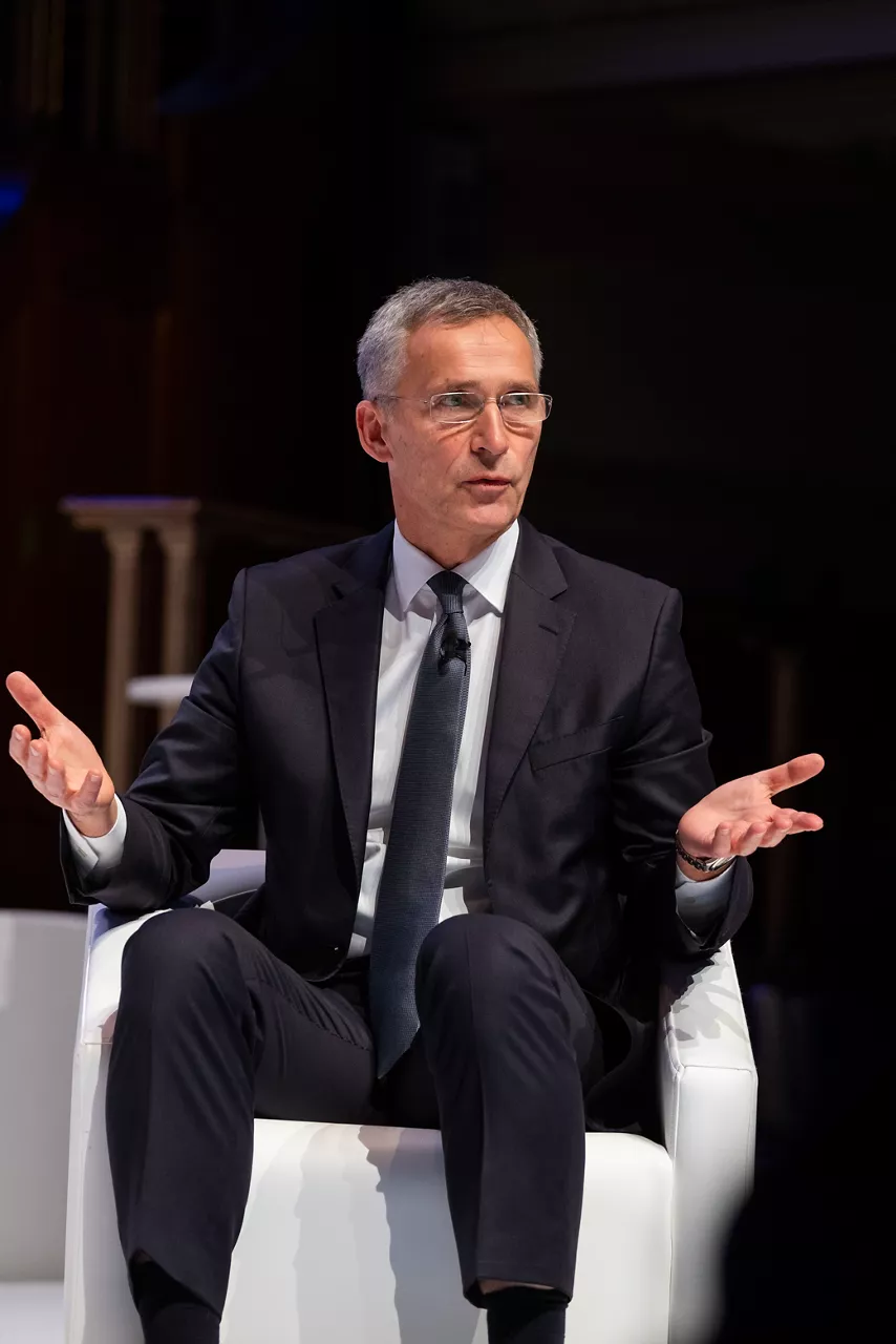 NATO Secretary General Jens Stoltenberg particpates in the Conference NATO Engages