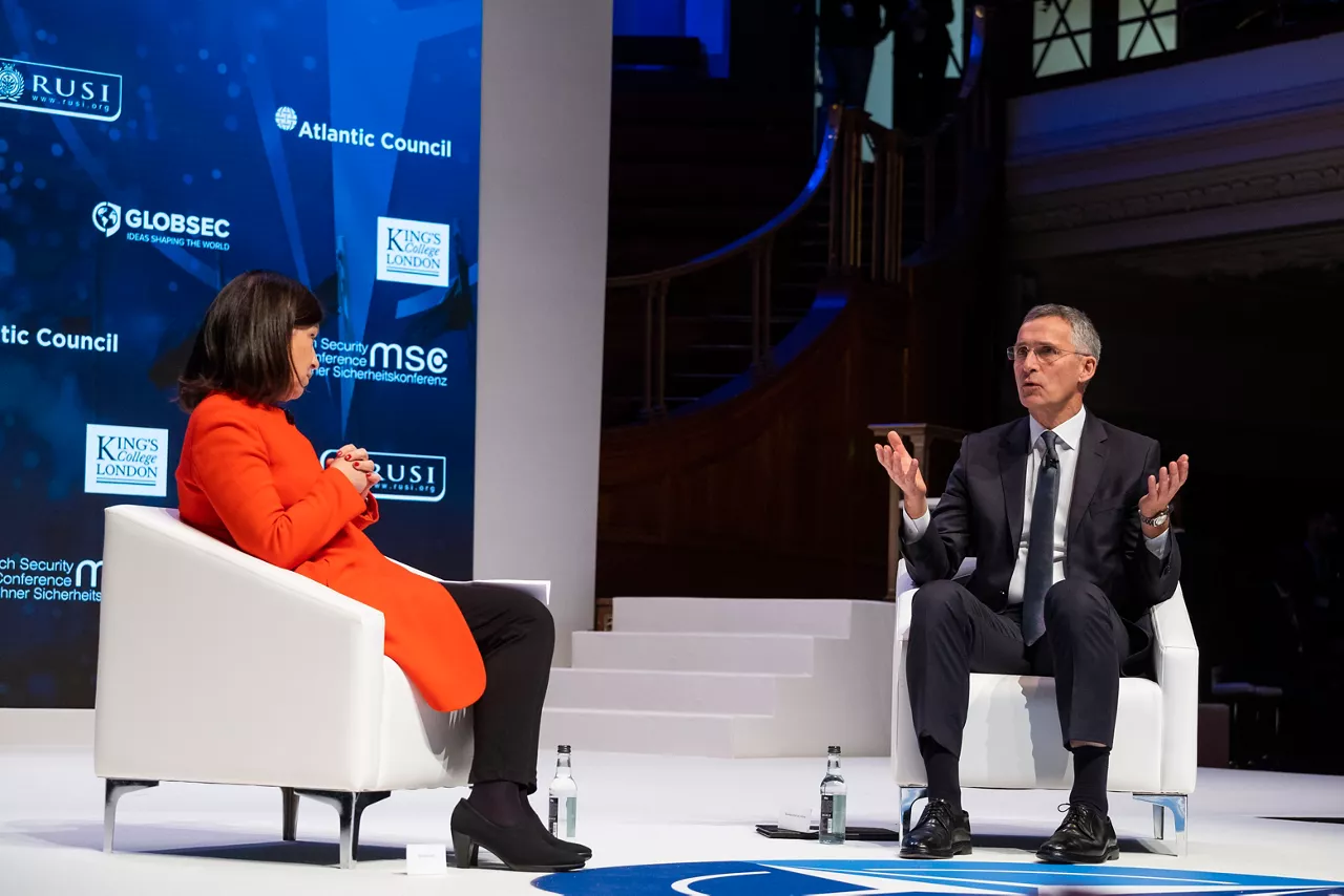 NATO Secretary General Jens Stoltenberg particpates in the Conference NATO Engages