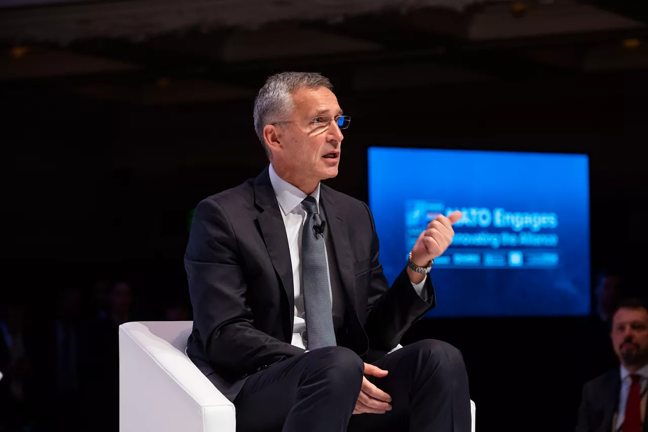 NATO Secretary General Jens Stoltenberg particpates in the Conference NATO Engages