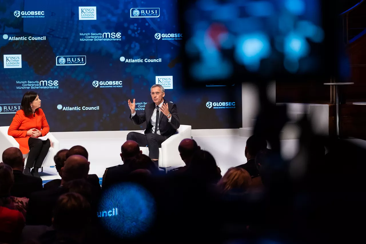 NATO Secretary General Jens Stoltenberg particpates in the Conference NATO Engages