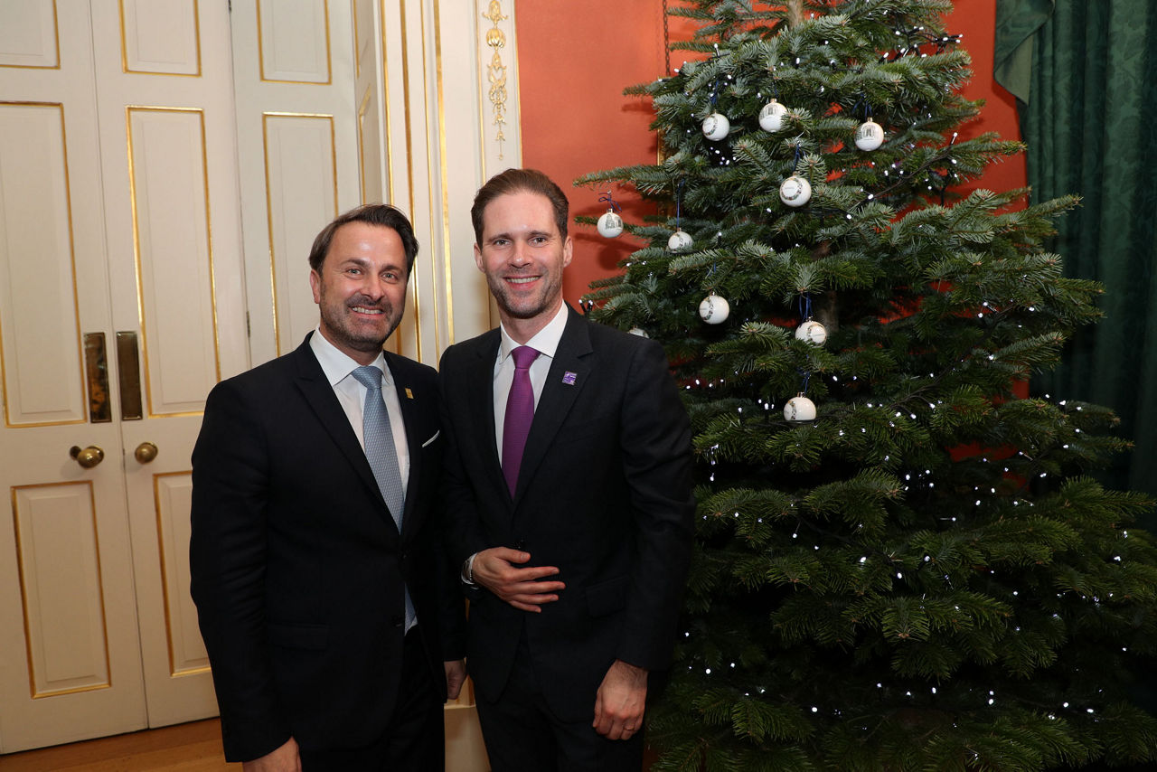 Xavier Bettel (Prime Minister, Luxembourg) and husband