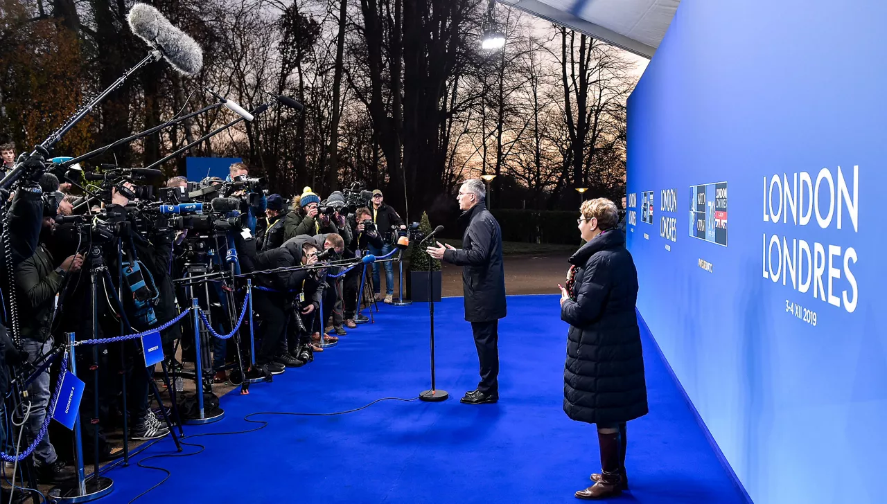 Doorstep statement by NATO Secretary General Jens Stoltenberg at the start of the NATO Leaders meeting in London
