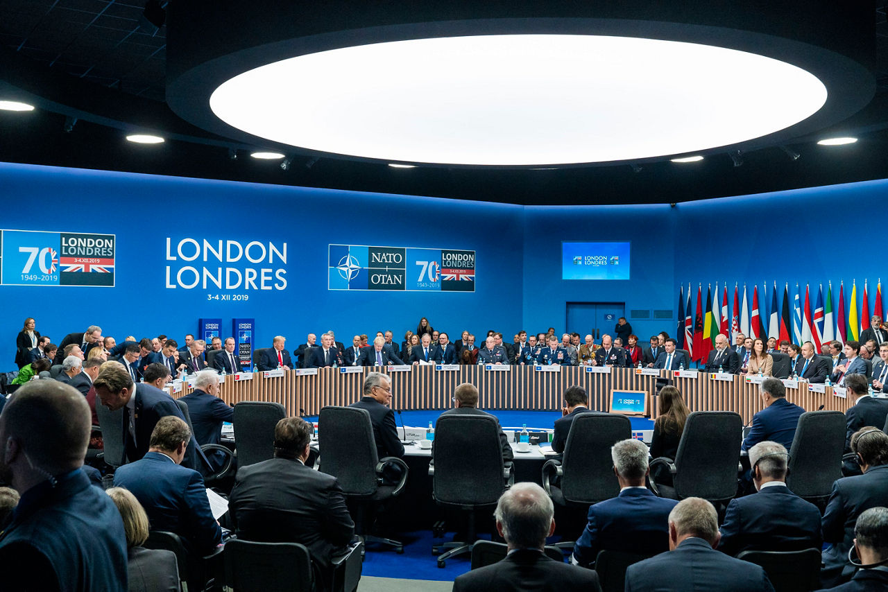 NATO Leaders Meeting in London - Meeting of the North Atlantic Council at Heads of State and Government Level