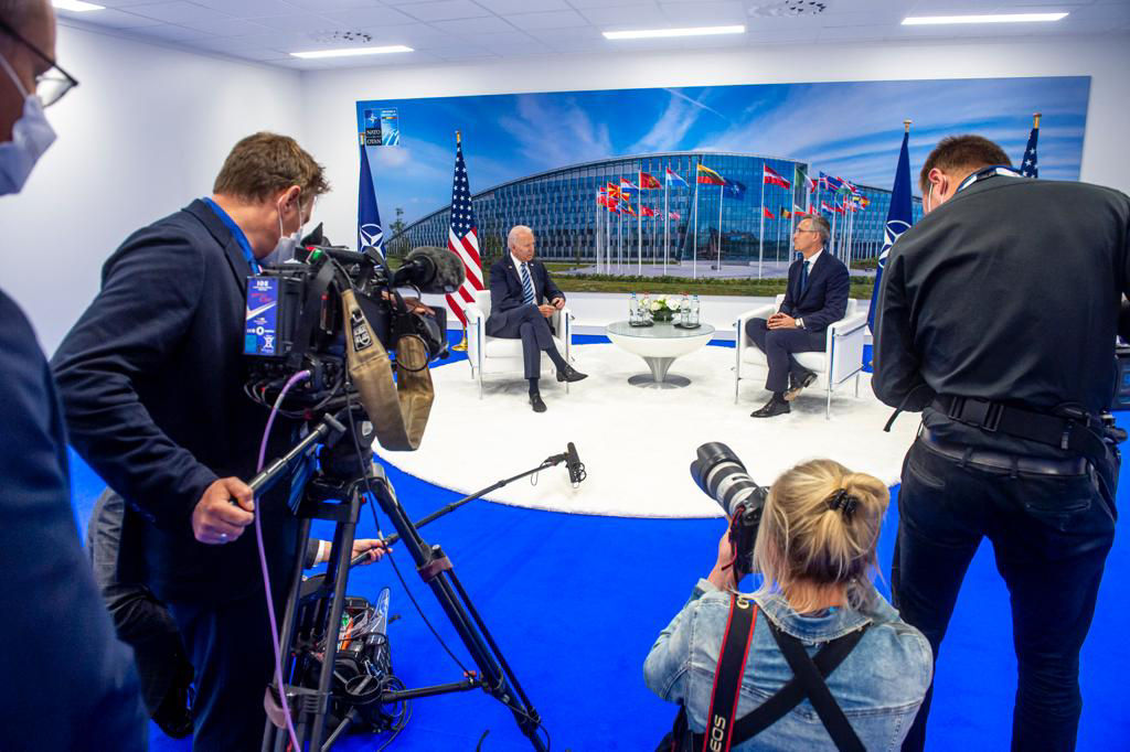 Bilateral meeting between NATO Secretary General Jens Stoltenberg and the President of the United States, Joe Biden