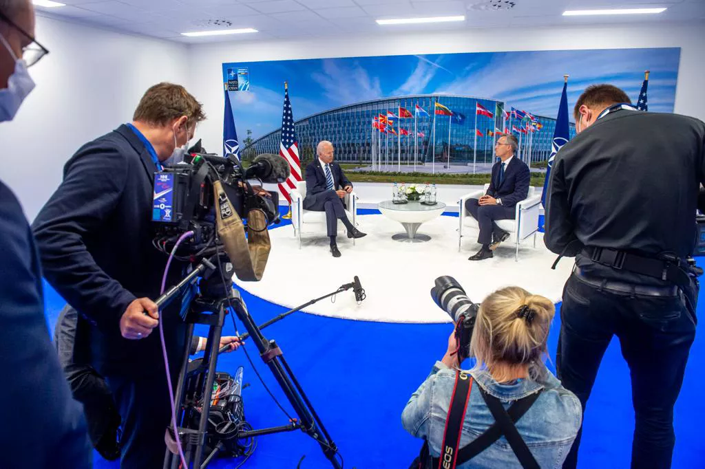 Bilateral meeting between NATO Secretary General Jens Stoltenberg and the President of the United States, Joe Biden