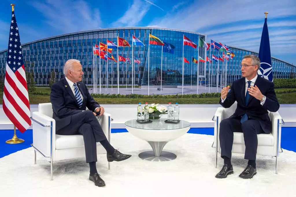 Bilateral meeting between NATO Secretary General Jens Stoltenberg and the President of the United States, Joe Biden