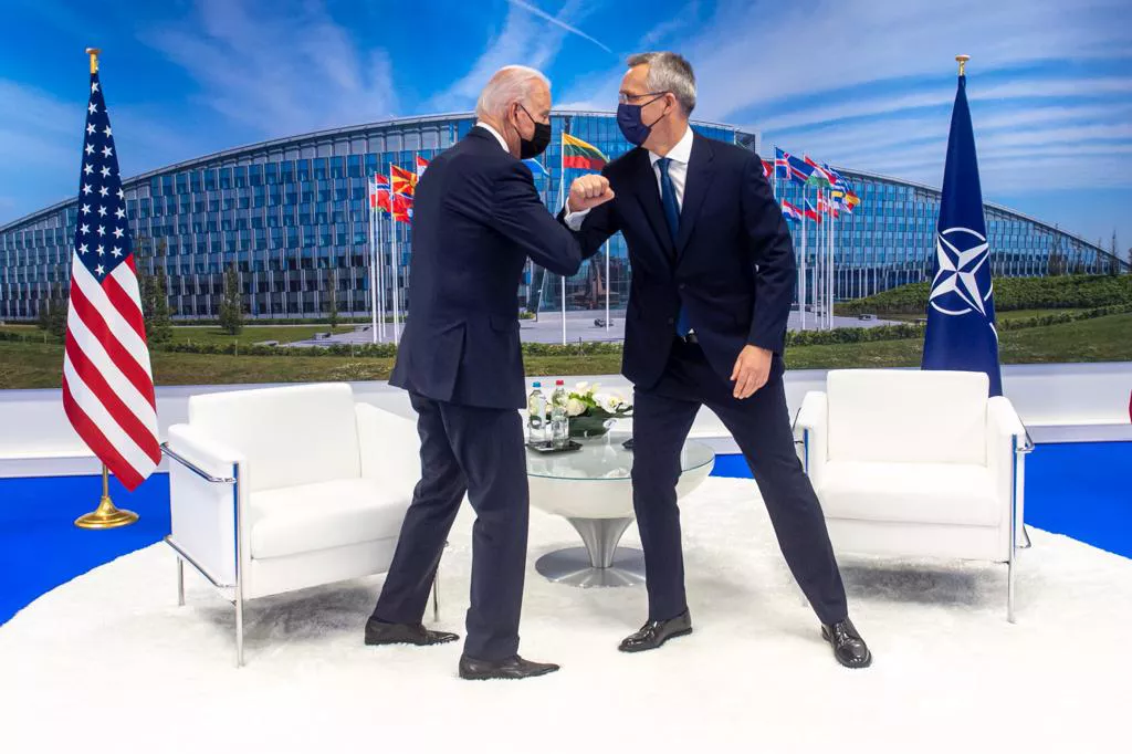 Bilateral meeting between NATO Secretary General Jens Stoltenberg and the President of the United States, Joe Biden
