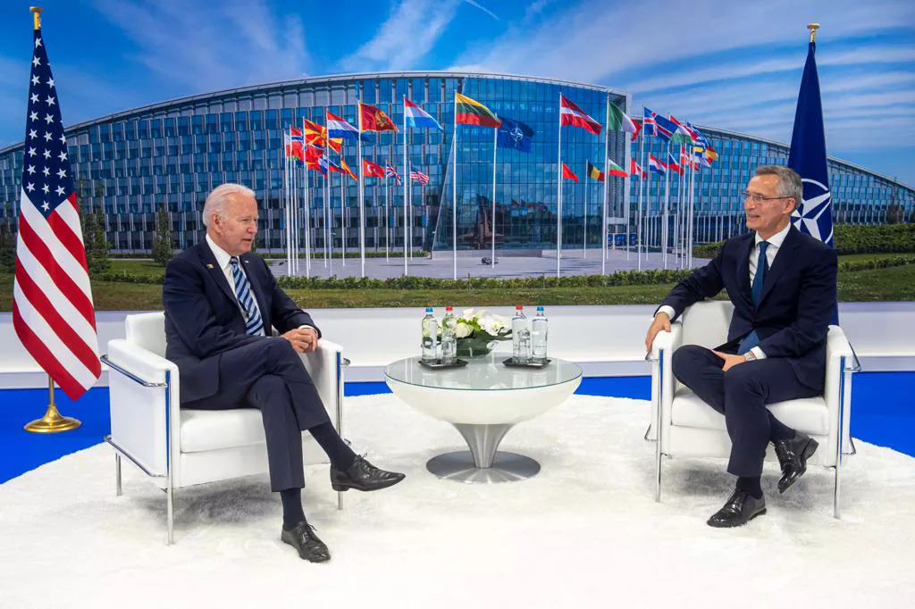 Bilateral meeting between NATO Secretary General Jens Stoltenberg and the President of the United States, Joe Biden