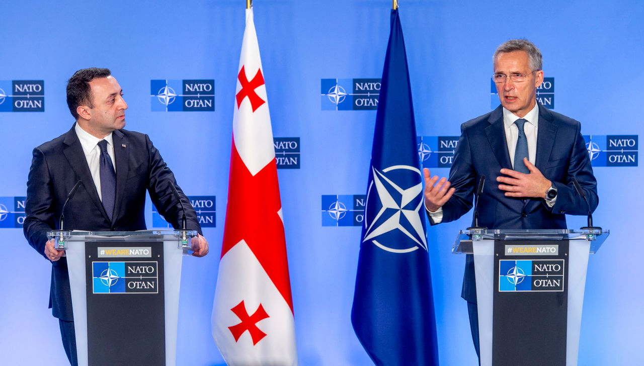 The Prime Minister of Georgia visits NATO