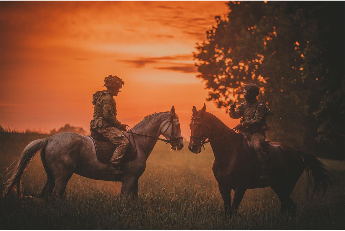 The British Army’s Royal Lancers (Queen Elizabeths’ Own) take part in Operation Cabrit, the UK operational deployment to Estonia,.