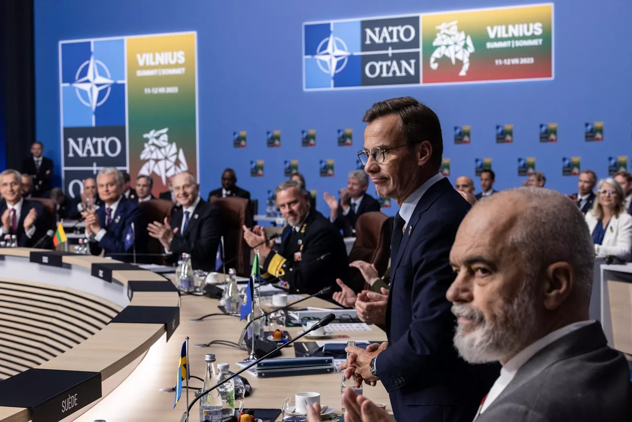 Centre: Ulf Kristersson (Prime Minister of Sweden)