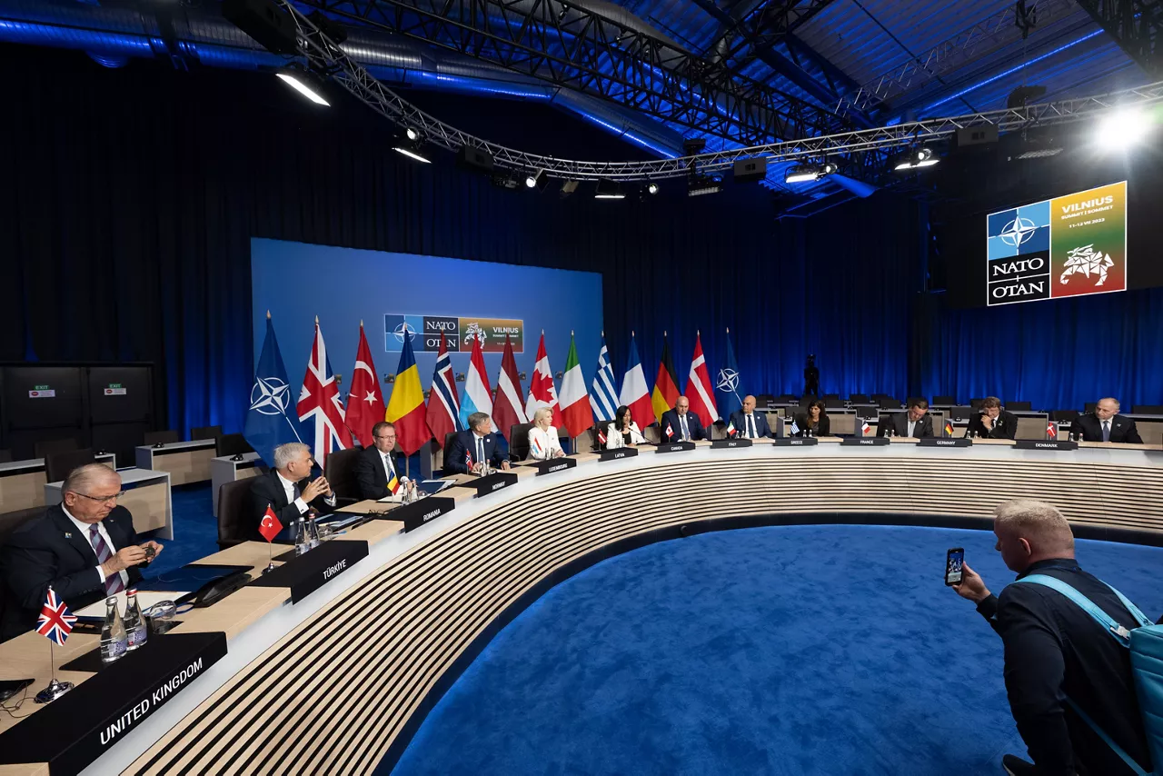 Signing ceremony of NATO Climate Change and Security Centre of Excellence - 2023 NATO Vilnius Summit