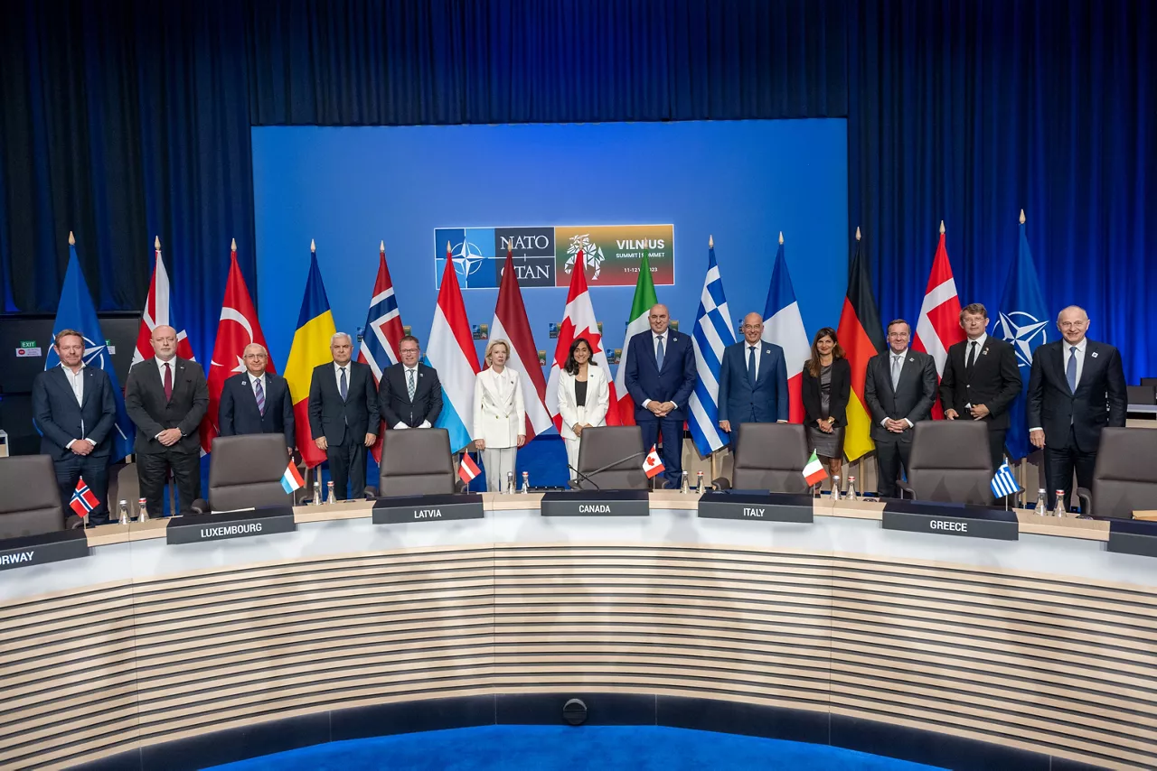 Signing ceremony of NATO Climate Change and Security Centre of Excellence - 2023 NATO Vilnius Summit