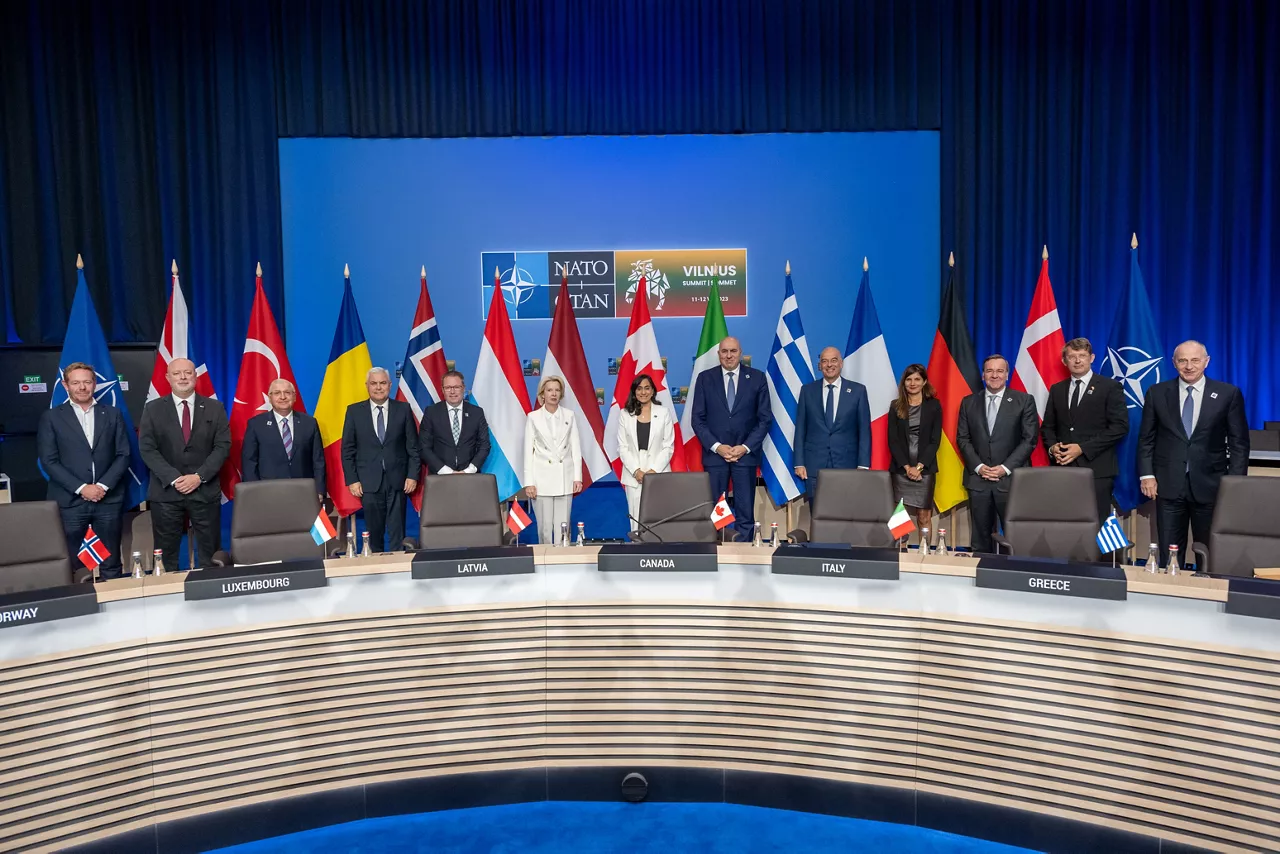 Signing ceremony of NATO Climate Change and Security Centre of Excellence - 2023 NATO Vilnius Summit