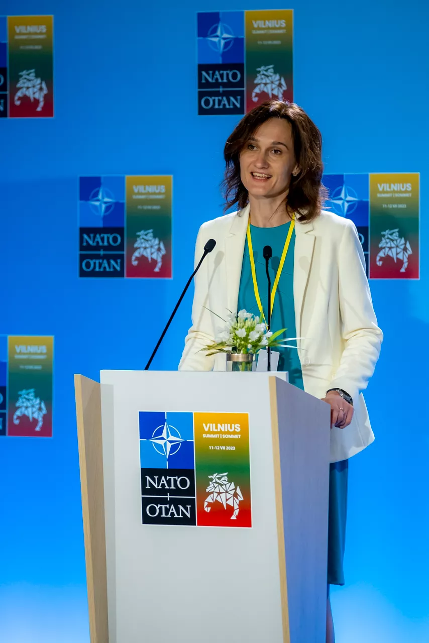 Speaker of the Seimas of the Republic of Lithuania, Viktorija Cmilyte-Nielsen