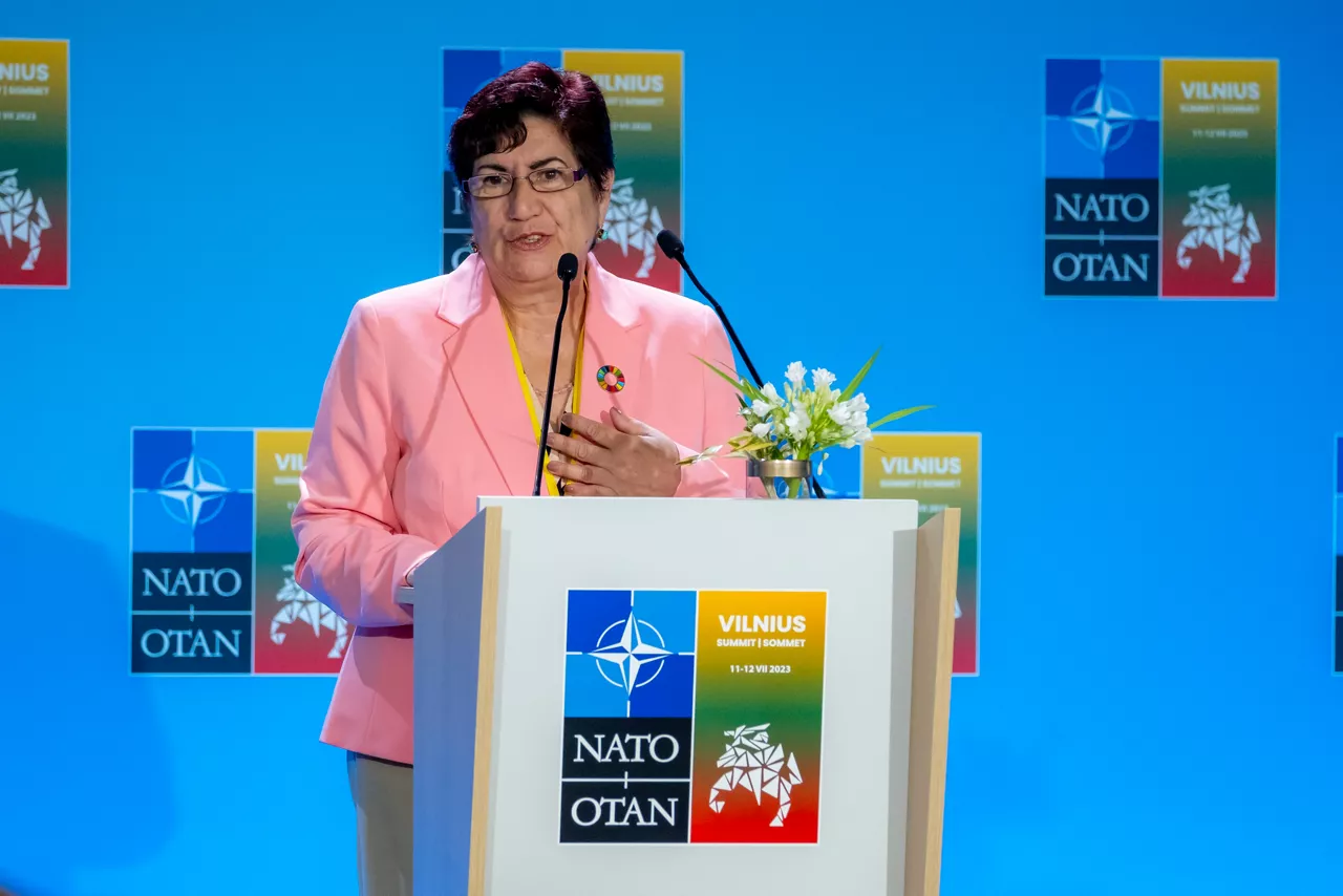 Chairperson of Internally Displaced Persons Women Association “Consent”, Iulia Kharashvili