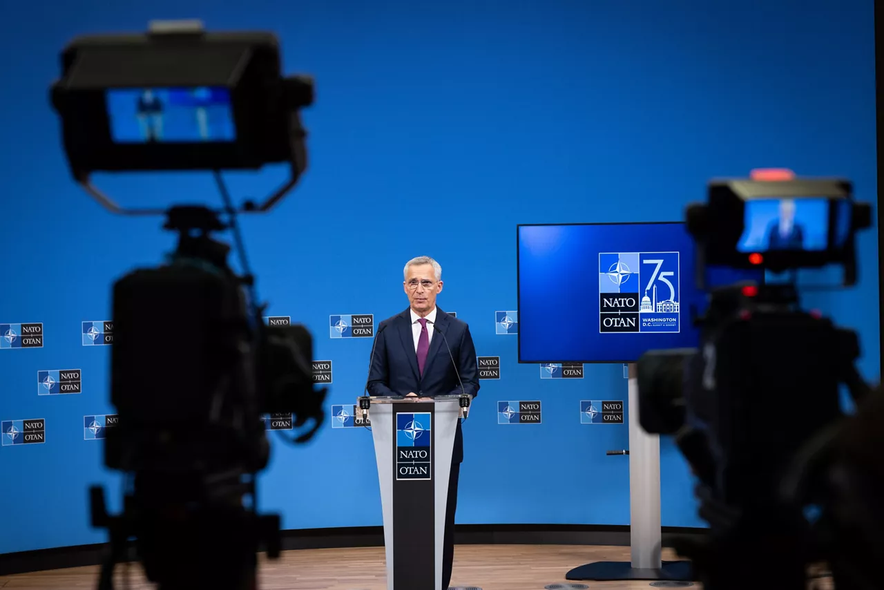 Press conference by NATO Secretary General Jens Stoltenberg ahead of the NATO 2024 Summit in Washington