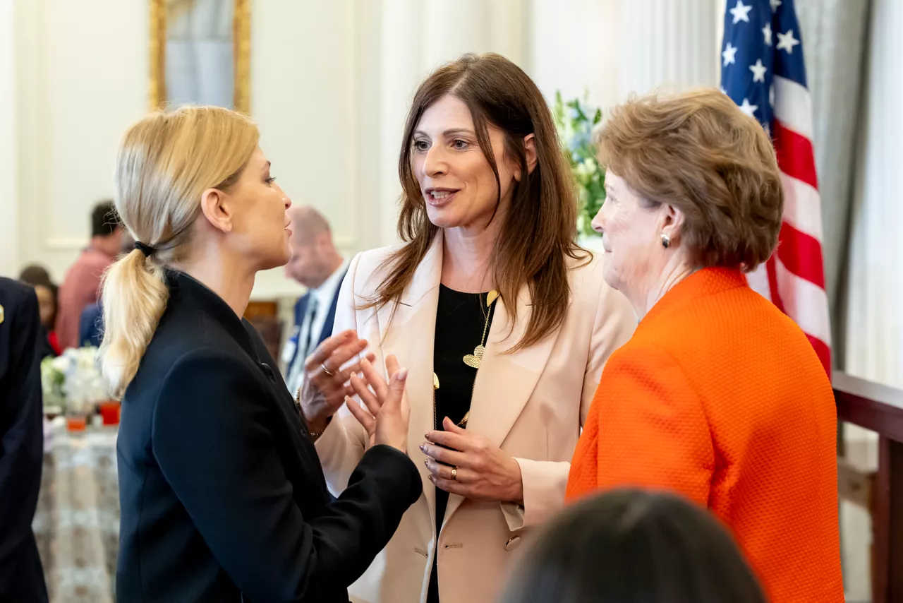 Centre: Irene Fellin (NATO Secretary General's Special Representative for Women. Peace and Security