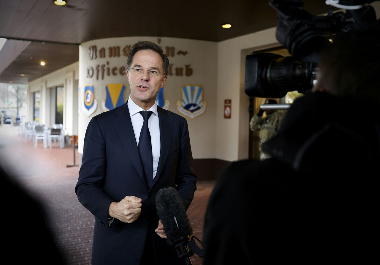 Doorstep statement by NATO Secretary General Mark Rutte ahead of the  Ukraine Defense Contact Group meeting in Ramstein
