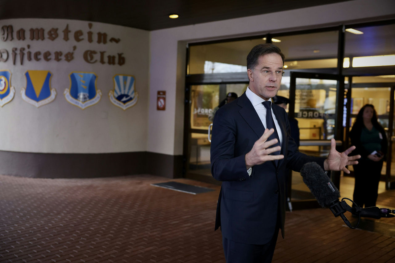 Doorstep statement by NATO Secretary General Mark Rutte ahead of the  Ukraine Defense Contact Group meeting in Ramstein