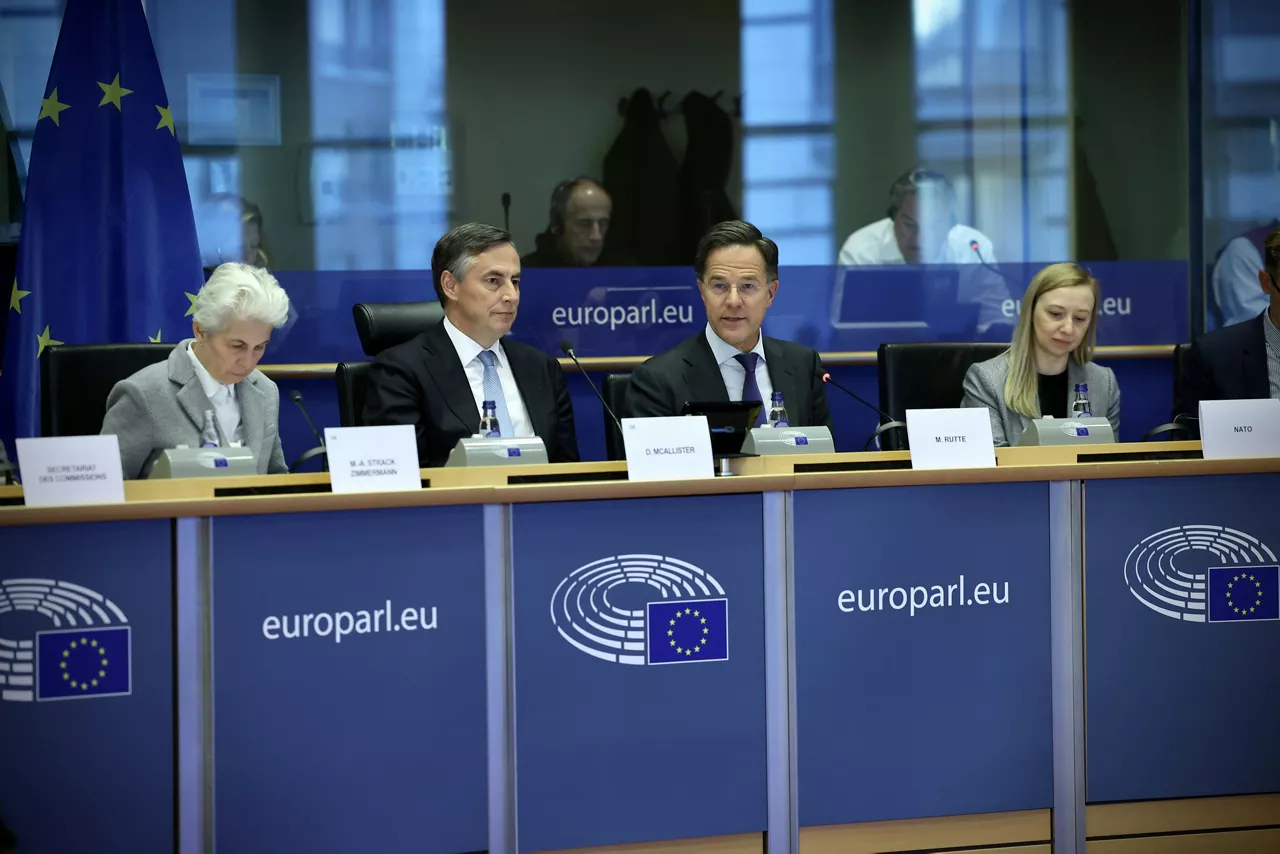 NATO Secretary General Mark Rutte addresses the European Parliament’s Committee on Foreign Affairs (AFET) and the Subcommittee on Security and Defence (SEDE)