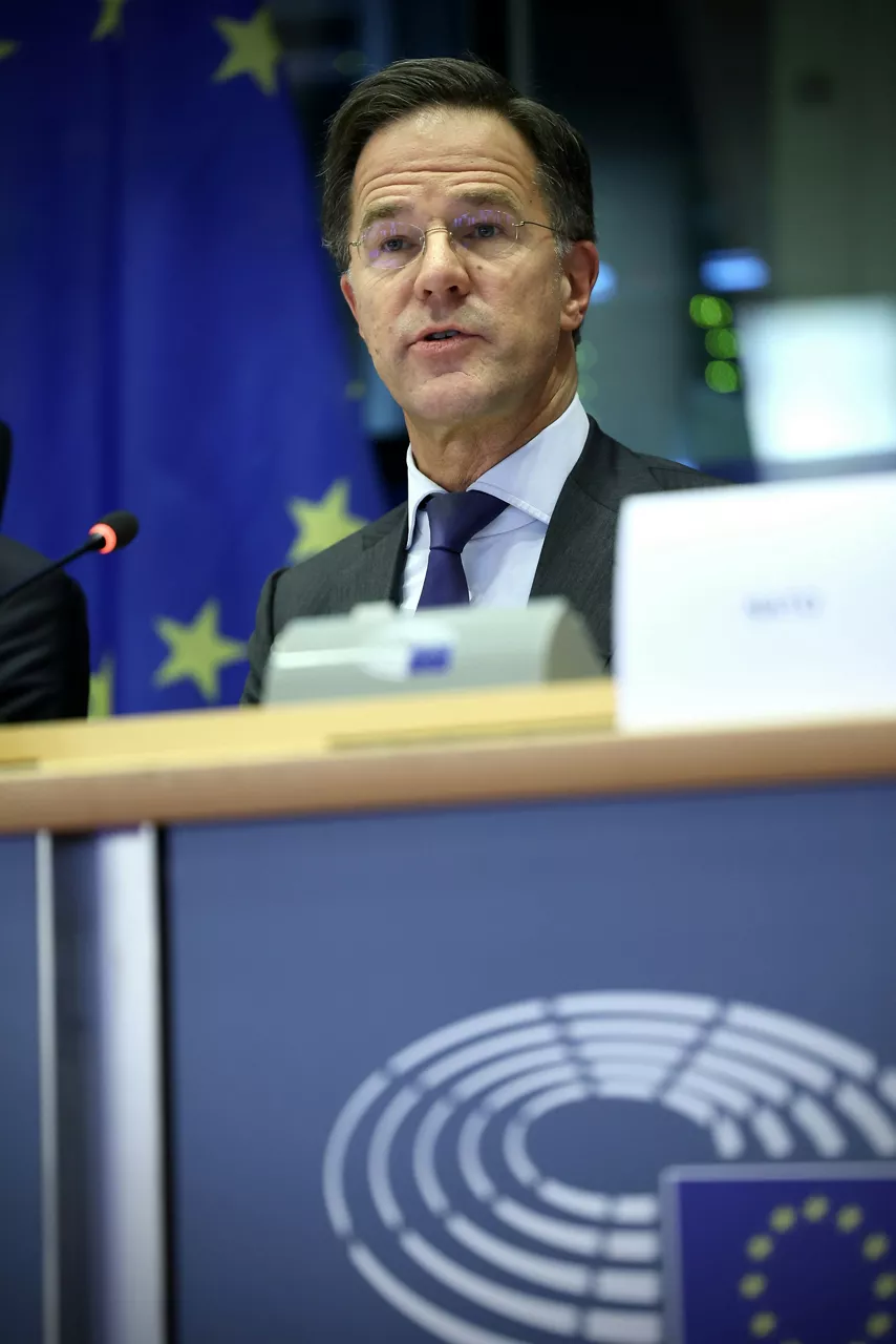 NATO Secretary General Mark Rutte addresses the European Parliament’s Committee on Foreign Affairs (AFET) and the Subcommittee on Security and Defence (SEDE)