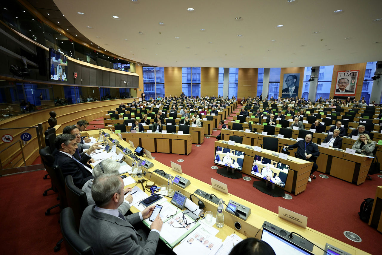 NATO Secretary General Mark Rutte addresses the European Parliament’s Committee on Foreign Affairs (AFET) and the Subcommittee on Security and Defence (SEDE)
