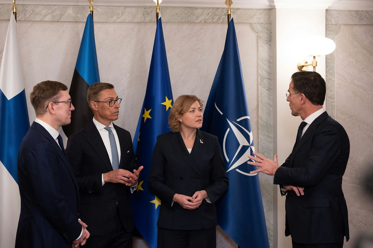 NATO Secretary General Mark Rutte visits Finland