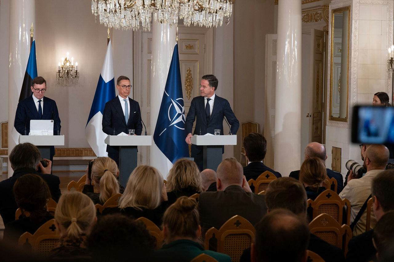 NATO Secretary General Mark Rutte visits Finland