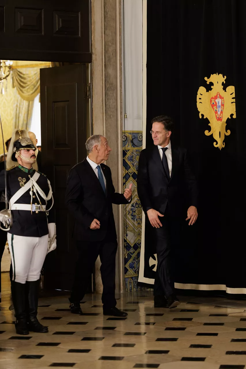 NATO Secretary General Mark Rutte meets with the Prime Minister of Portugal, Luís Montenegro