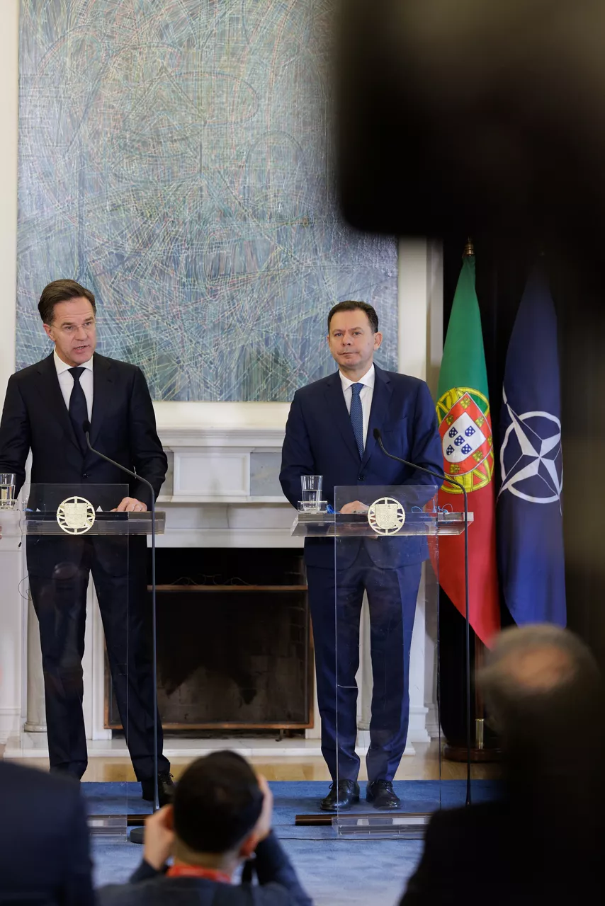 Joint press statements by NATO Secretary General Mark Rutte with the Prime Minister of Portugal, Luís Montenegro